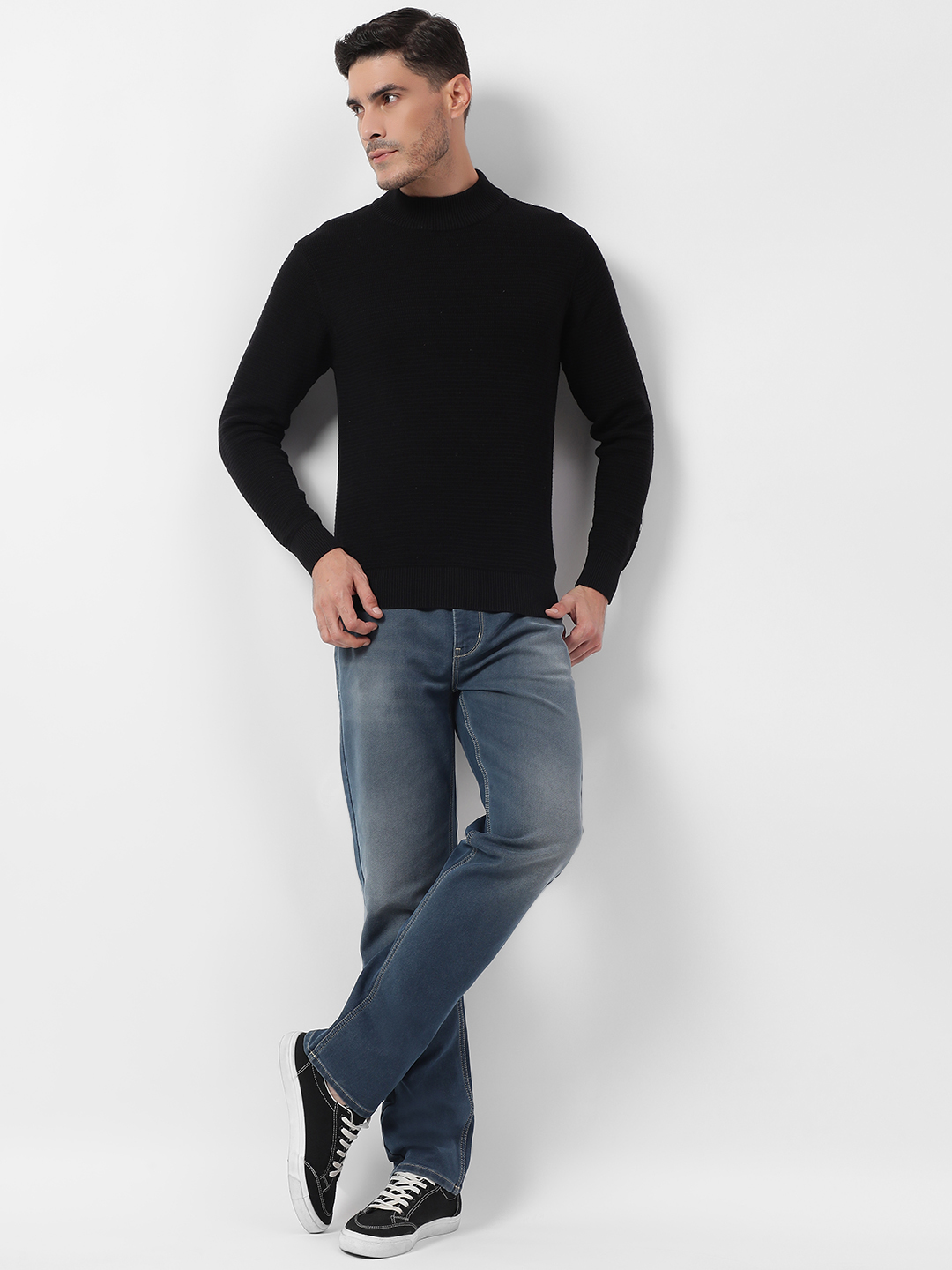 Numero Uno Men Faded Blue Jeans